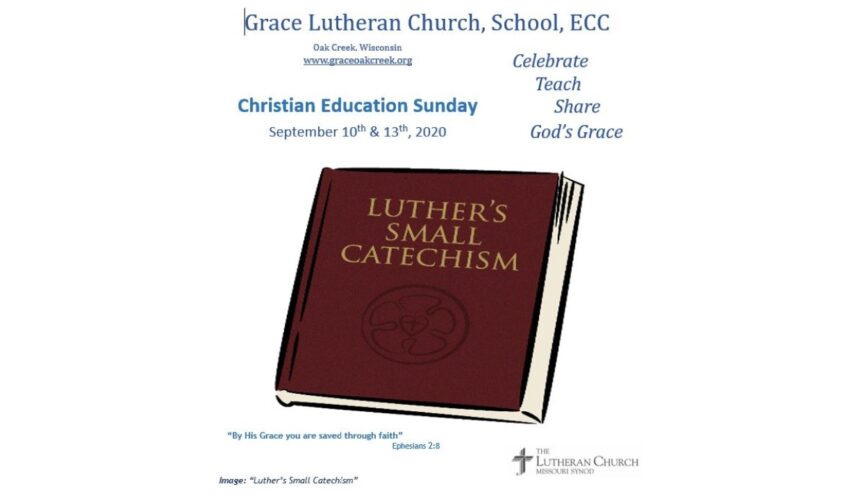 Worship Video – Christian Education Sunday – September 10 & 13