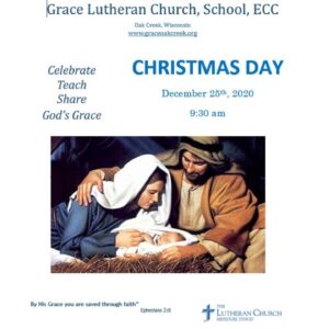 Sermon Video – Christmas Day – December 25, 2020