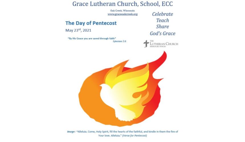 Worship Video – The Day of Pentecost – May 20 & 23, 2021