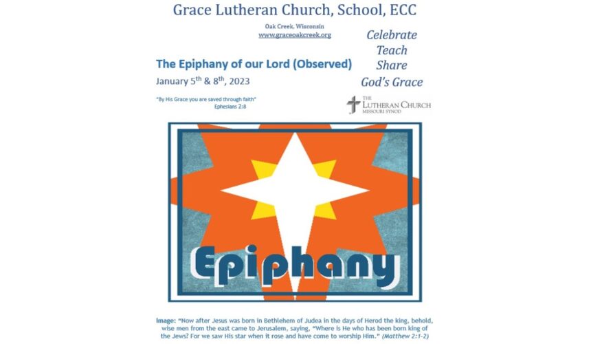 Worship Video – Epiphany – January 8, 2023