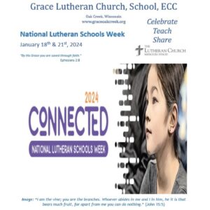 Worship Video – National Lutheran Schools Week – January 21, 2024