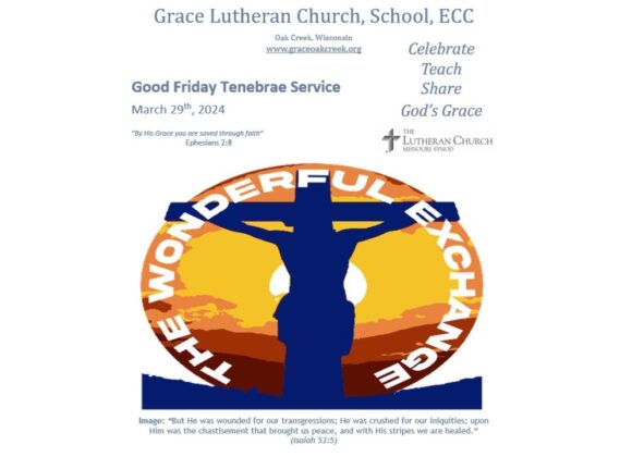 Worship Video, Good Friday Tenebrae, March 29, 2024, 6:30 pm