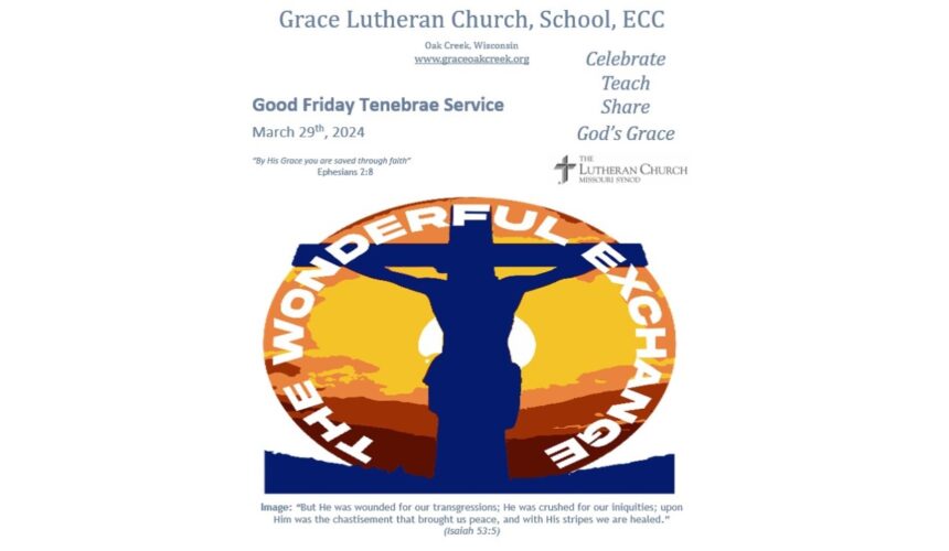 Worship Video, Good Friday Tenebrae, March 29, 2024, 6:30 pm
