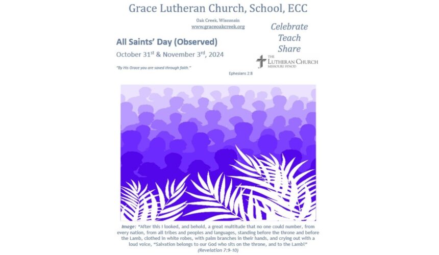 Worship Video – All Saints’ Day (Observed), November 3, 2024