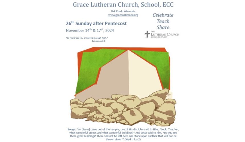 Worship Video – 26th Sunday after Pentecost – November 17, 2024