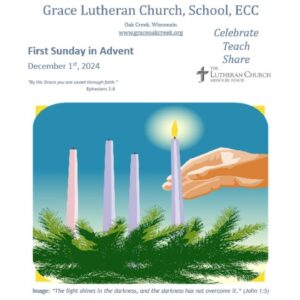Worship Video – First Sunday in Advent – December 1, 2024
