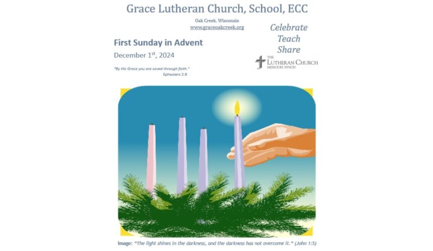 Worship Video – First Sunday in Advent – December 1, 2024