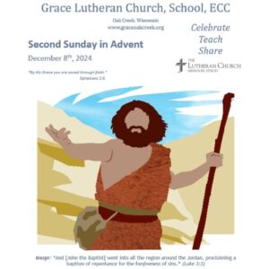 Worship Video – Second Sunday in Advent – December 8, 2024