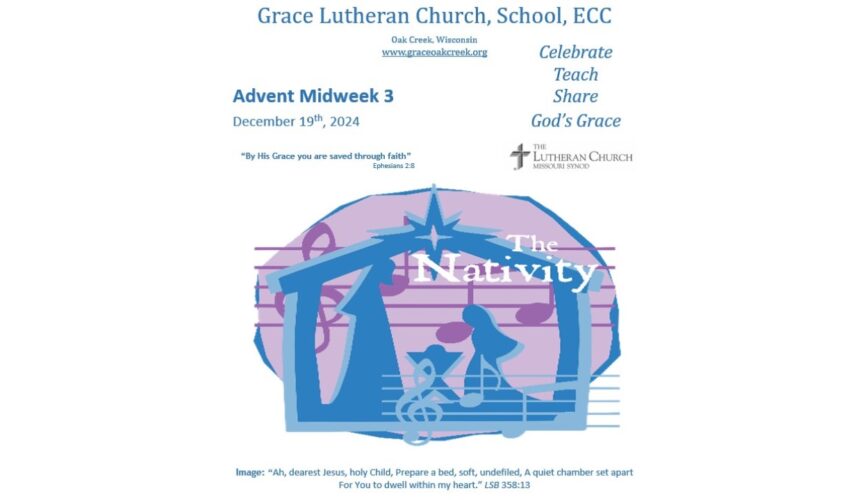 Worship Video – Advent Midweek 3 – December 19, 2024