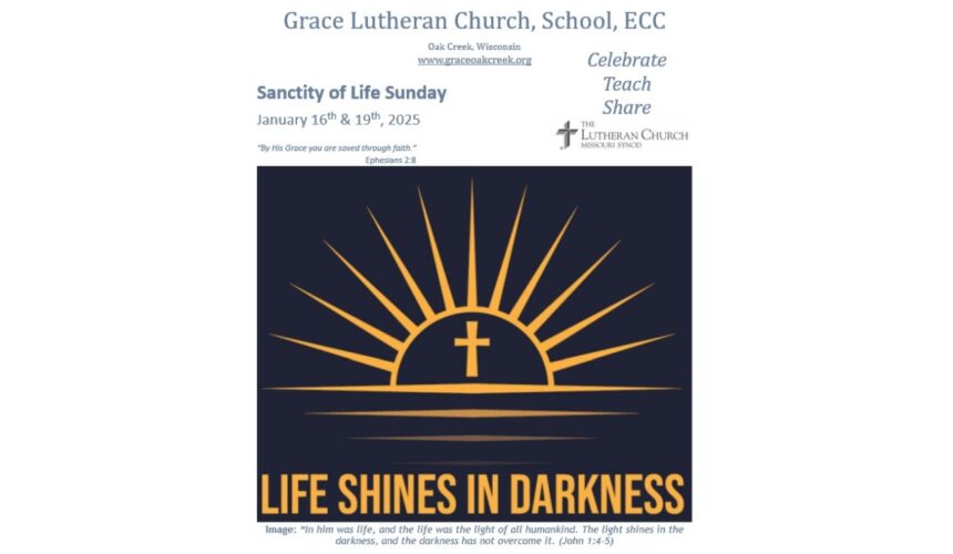 Worship Video – Sanctity of Life Sunday – January 19, 2025