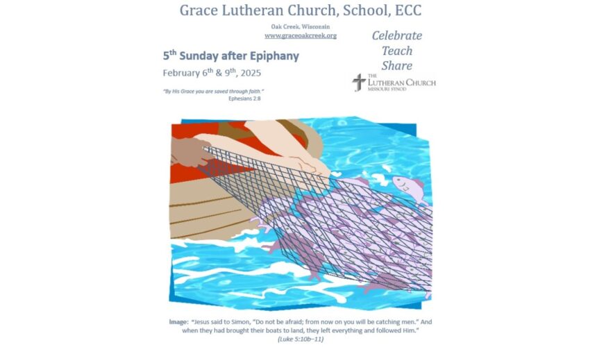 Worship Video – 5th Sunday after Epiphany – February 9, 2025