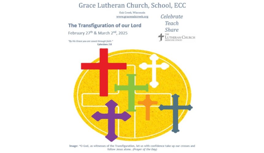 Worship Video – The Transfiguration of our Lord – March 2, 2025