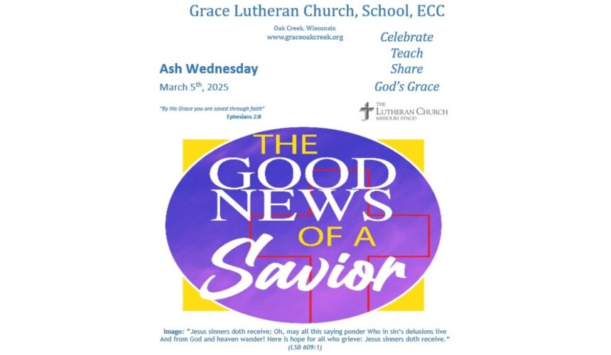 Worship Video – Ash Wednesday – March 5, 2025