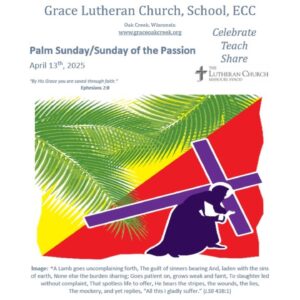 Worship Video – Palm Sunday / Sunday of the Passion – April 13, 2025