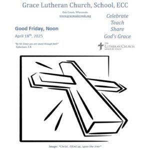 Worship Video – Good Friday, Noon – April 18, 2025