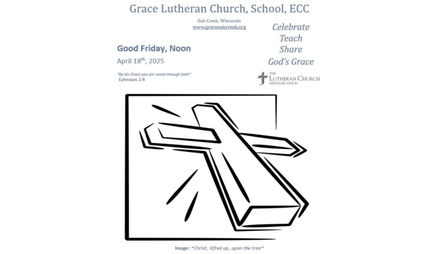 Worship Video – Good Friday, Noon – April 18, 2025