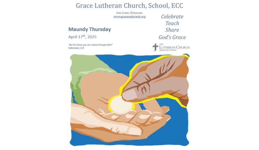Worship Video – Maundy Thursday – April 17, 2025