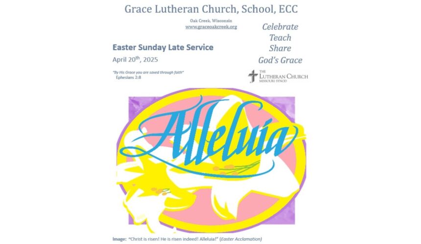 Worship Video – Easter Sunday Festival Service – April 20, 2025