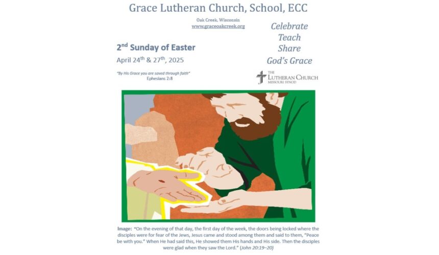 Worship Video – Second Sunday of Easter – April 27, 2025