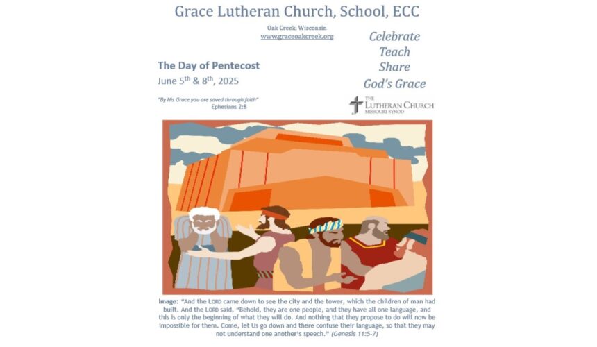 Worship Video – Day of Pentecost – June 8, 2025