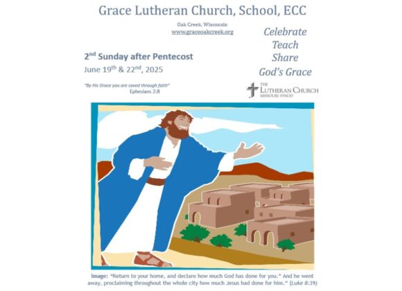 Worship Video – Second Sunday after Pentecost – June 22, 2025