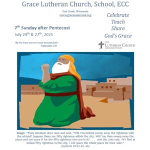 Worship Video – Seventh Sunday after Pentecost