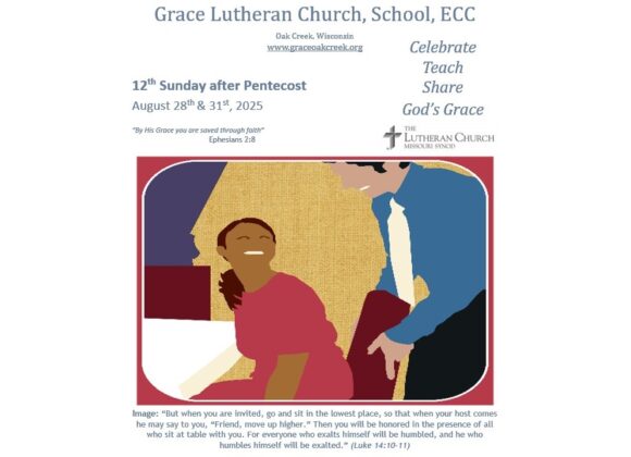 Worship Video – Twelfth Sunday after Pentecost – August 31, 2025