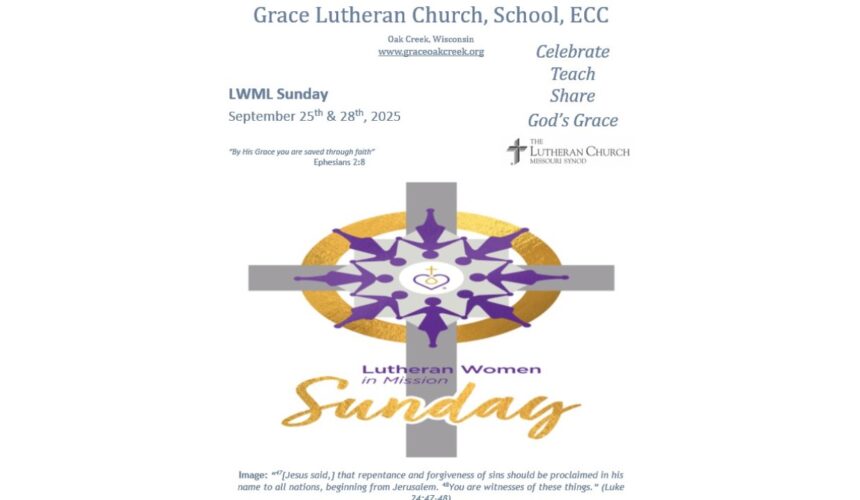 Worship Video – LWML Sunday – September 28, 2025