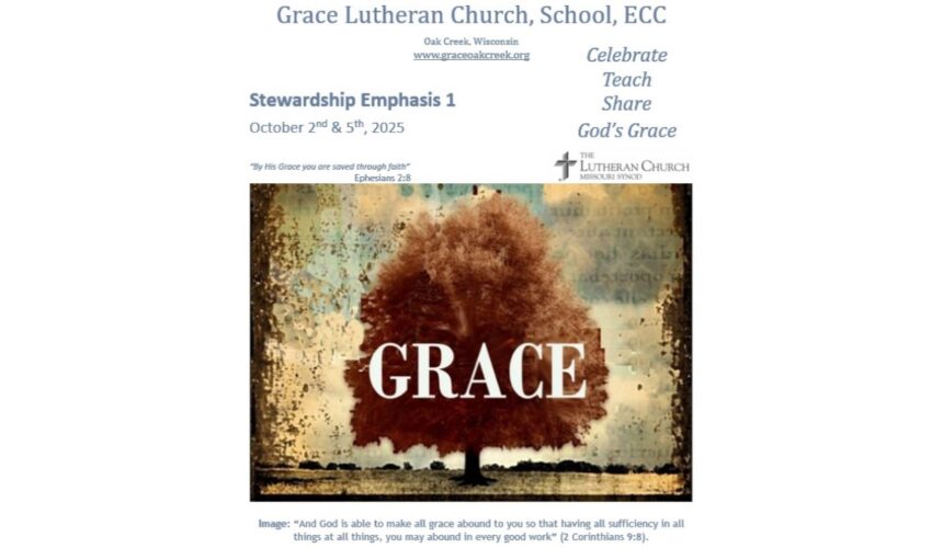 Worship Video – Stewardship Emphasis 1 – October 5, 2025