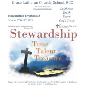 Worship Video – Stewardship Emphasis 2 – October 12, 2025