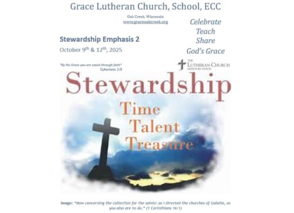 Worship Video – Stewardship Emphasis 2 – October 12, 2025