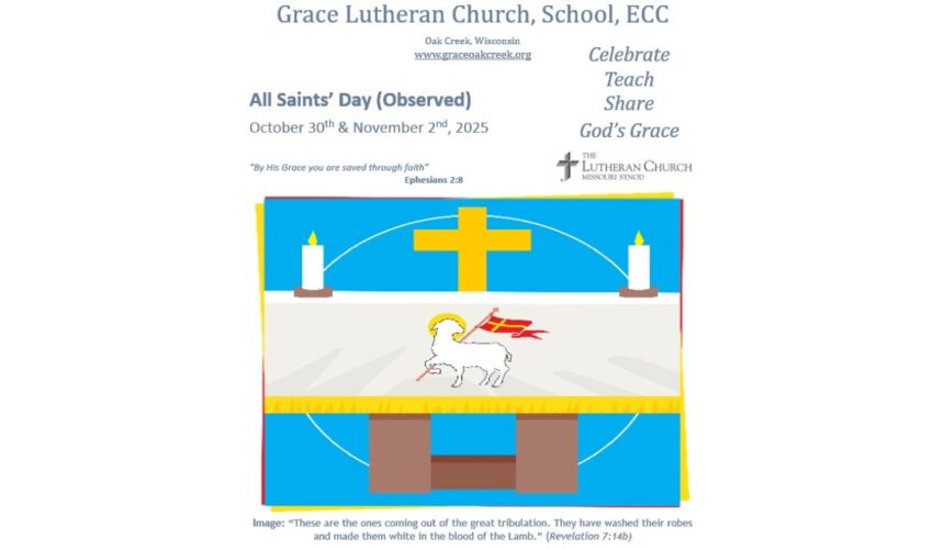 Worship Video – All Saints’ Day (Observed) – November 2, 2025