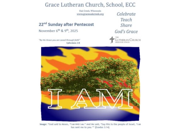 Worship Video – 22nd Sunday after Pentecost – November 9, 2025