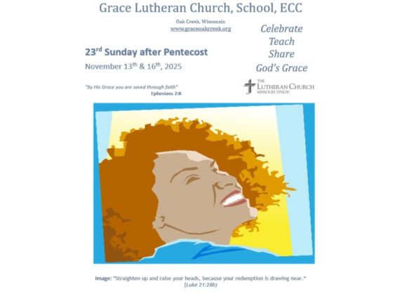 Worship Video – 23rd Sunday after Pentecost – November 16, 2025