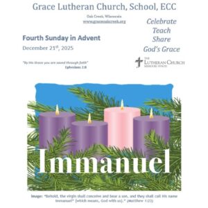 Worship Video – Fourth Sunday in Advent – December 21, 2025 Worship Video – Fourth Sunday in Advent – December 21, 2025