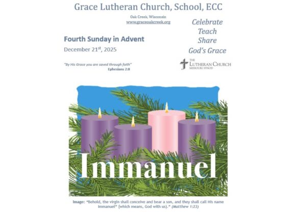 Worship Video – Fourth Sunday in Advent – December 21, 2025