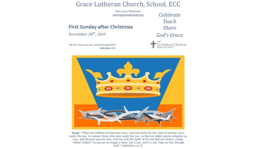 Worship Video – First Sunday after Christmas – December 28, 2025