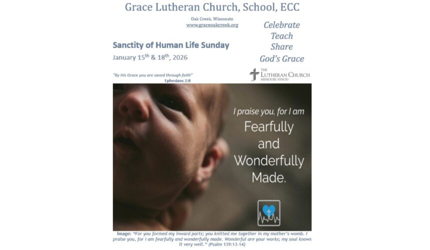 Worship Video – Sanctity of Human Life Sunday – January 18, 2026