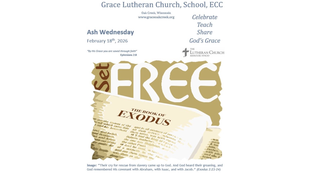 Worship Video – Ash Wednesday – February 18, 2026 Worship Video – Ash Wednesday – February 18, 2026