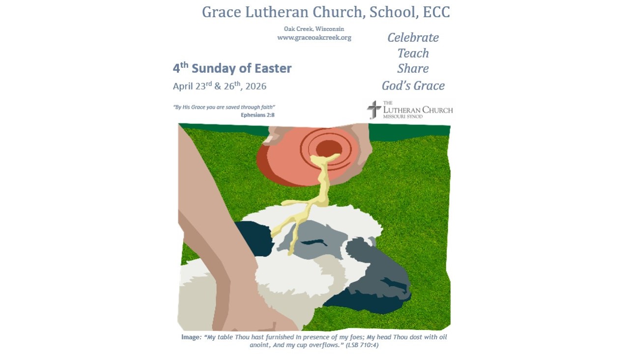 Worship Video – 4th Sunday of Easter – April 26, 2026