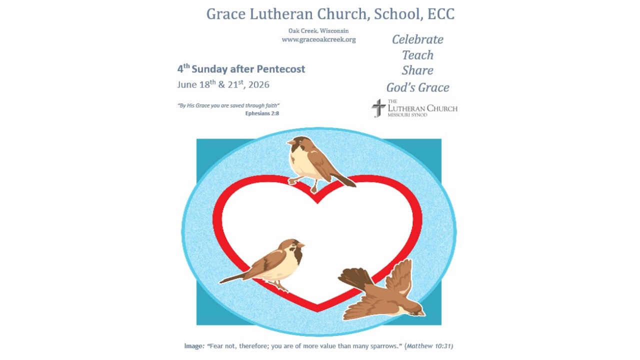 Worship Video – 4th Sunday after Pentecost – June 21, 2026