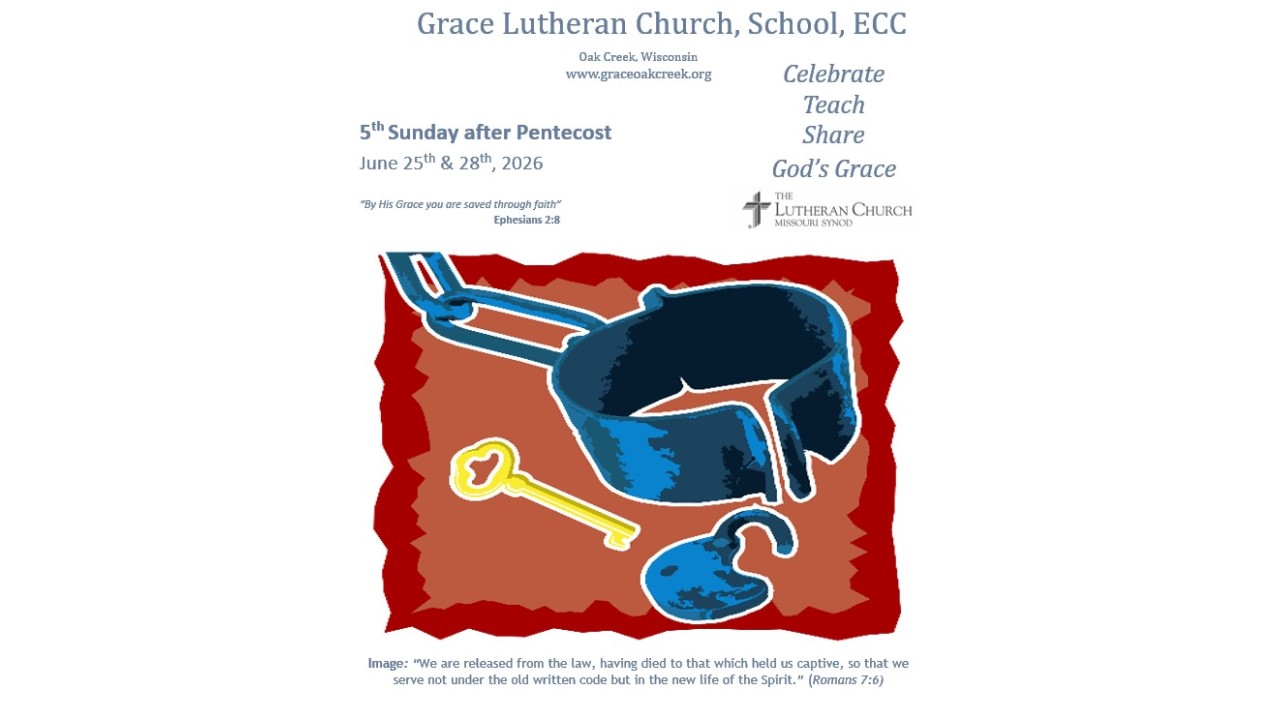 Worship Video – 5th Sunday after Pentecost – June 28, 2026