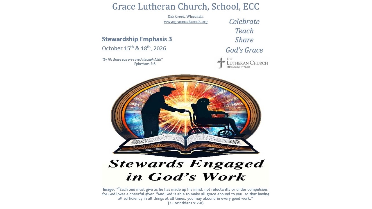 Worship Video – Stewardship Emphasis 3 – October 18, 2026 Worship Video – Stewardship Emphasis 3 – October 18, 2026